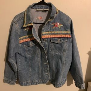 Embroidered Denim Jacket